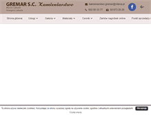 Tablet Screenshot of gremar.com.pl